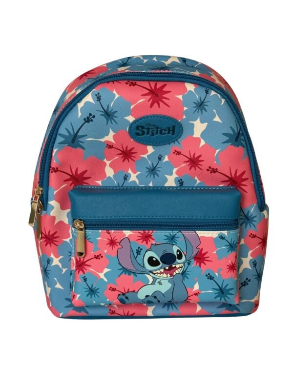 Stitch Floral Mini Backpack