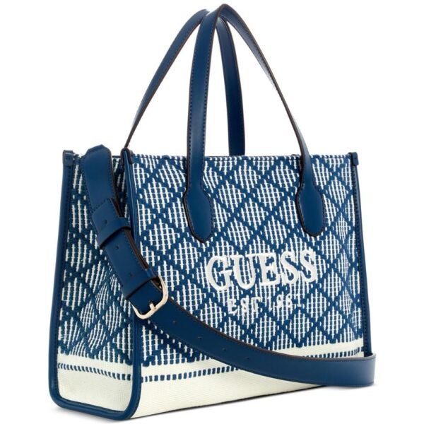 Bolso Tote Silvana de Lona Azul
