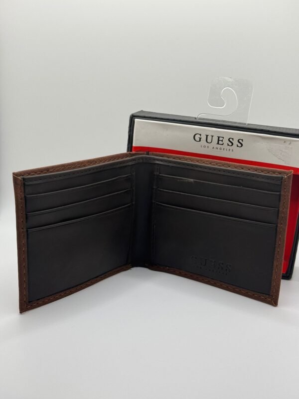 Guess Men's Bifold Leather Wallet - Image 2