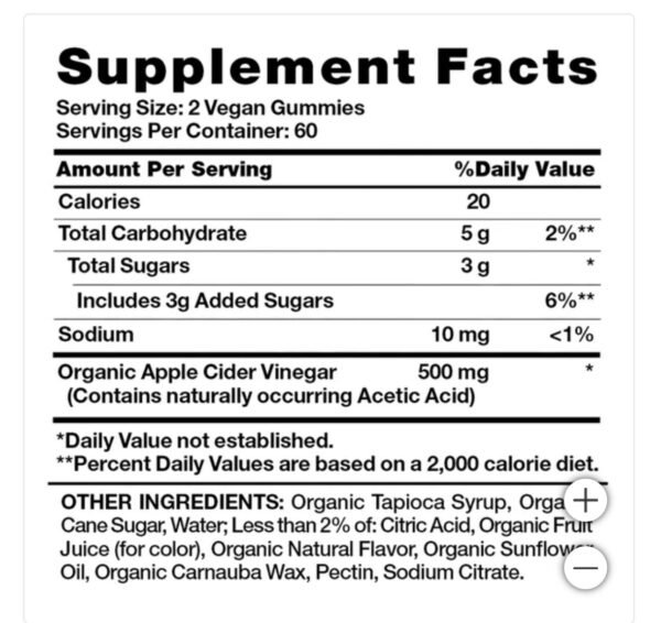 Nature's Truth Apple Cider Vinegar Gummies - Image 2