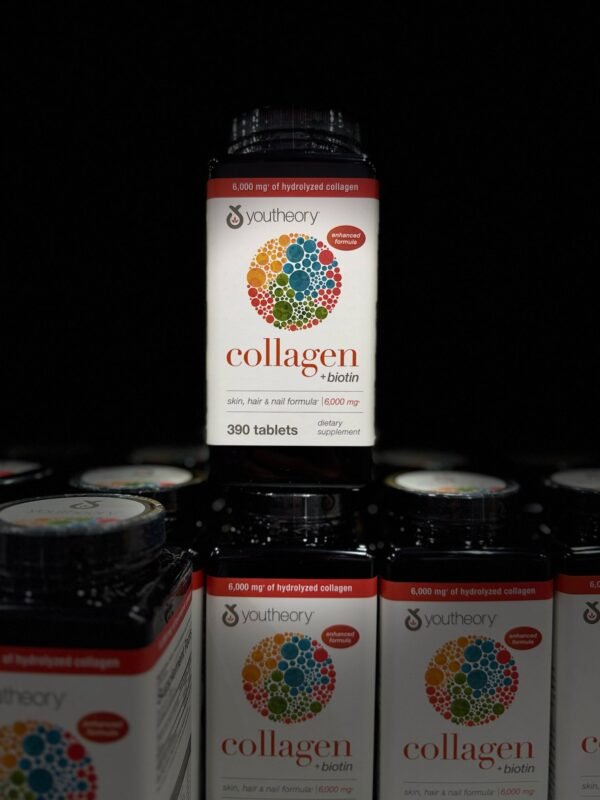 Youtheory Collagen + Biotin (6000 mg) 390 tabletas