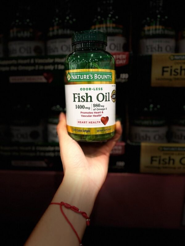 Nature's Bounty Odor-less Fish Oil 130 softgels