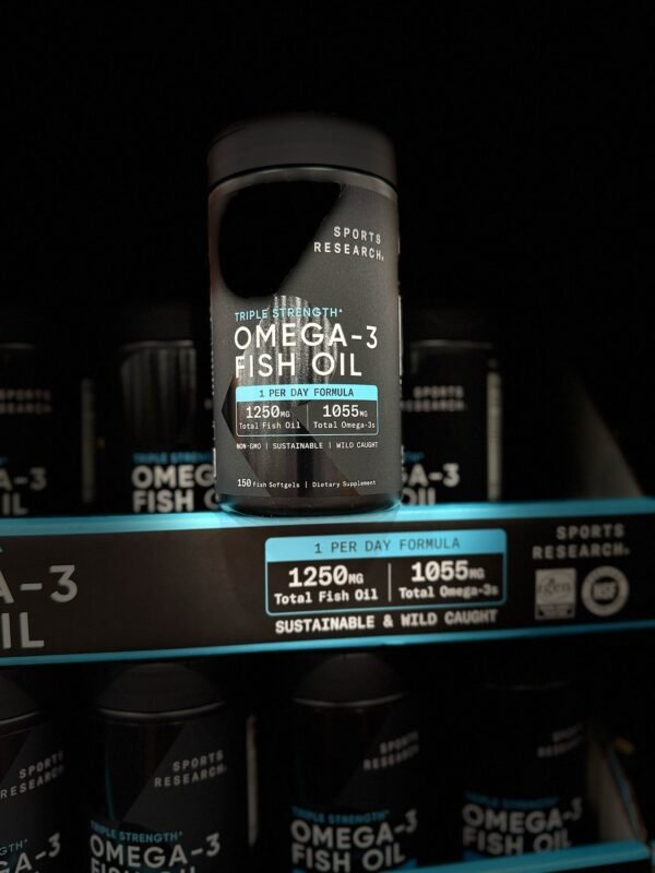 Sport Research Omega -3 Fish Oil (Triple Fuerza)